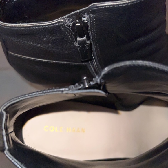 Cole Haan Women's Anisha Open Toe Leather Ankle Boots Size 10 - Picture 5 of 7